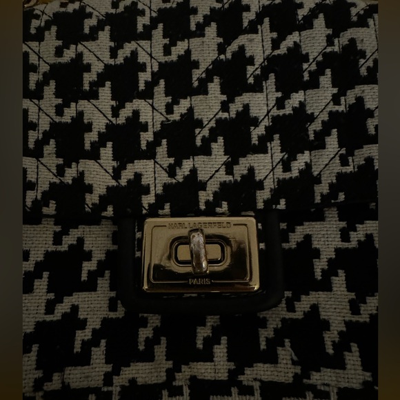 Karl Lagerfeld - Agnes Bag ( black & white ) - Picture 5 of 7